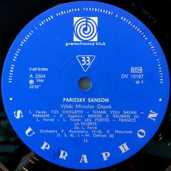 LP Léo Ferré: Pařížský Šanson