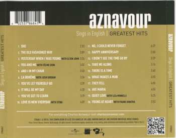 CD Charles Aznavour: Sings In English | Greatest Hits