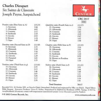 CD Joseph Payne: Six Suites De Clavessin