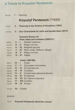 DVD Anne-Sophie Mutter: A Tribute To Krzystopf Penderecki (Threnody / Duo Concertante / Concerto Grosso / Credo)