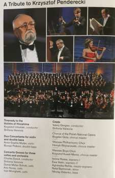 DVD Anne-Sophie Mutter: A Tribute To Krzystopf Penderecki (Threnody / Duo Concertante / Concerto Grosso / Credo)
