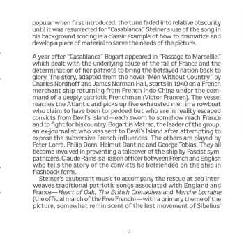 CD National Philharmonic Orchestra: Casablanca - Classic Film Scores For Humphrey Bogart