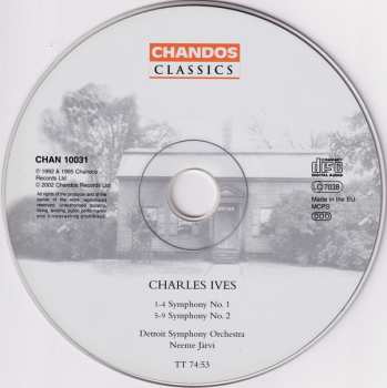 CD Detroit Symphony Orchestra: Symphony No. 1 / Symphony No. 2