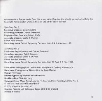 CD Detroit Symphony Orchestra: Symphony No. 1 / Symphony No. 2