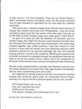 DVD Charles Lloyd: Arrows Into Infinity