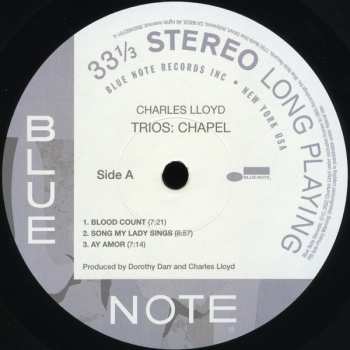 3LP Charles Lloyd: Trio Of Trios