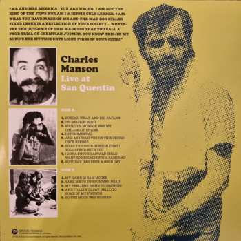 LP Charles Manson: Live At San Quentin