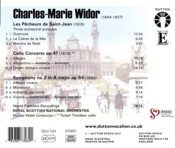 CD Royal Scottish National Orchestra: Widor Volume 2: Cello Concerto - Symphony No. 2