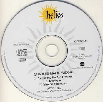 CD David Hill: Symphonie No 5 ‧ Marche Pontificale ‧ Mystique