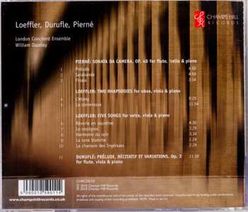 CD Maurice Duruflé: Sonata Da Camera / Two Rhapsodies / Five Songs / Prélude, Récitatif Et Variations