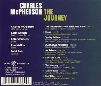 CD Charles McPherson: The Journey