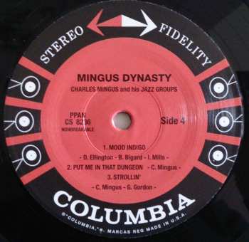 2LP Charles Mingus And His Jazz Group: Mingus Dynasty LTD