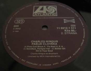 LP Charles Mingus: Pašije Člověka