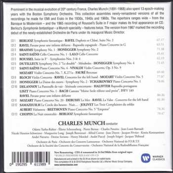 13CD/Dobozkészlet Charles Munch: The Complete Recordings On Warner Classics