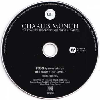 13CD/Dobozkészlet Charles Munch: The Complete Recordings On Warner Classics