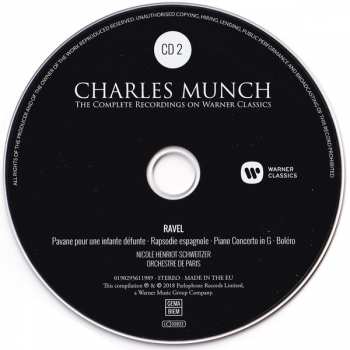 13CD/Dobozkészlet Charles Munch: The Complete Recordings On Warner Classics