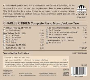 CD Warren Mailley-Smith: Complete Piano Music, Volume Two