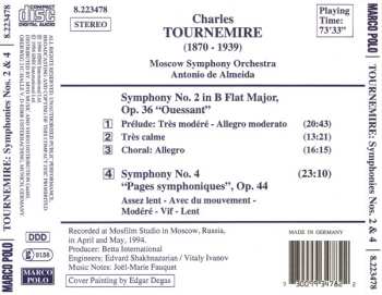 CD Antonio De Almeida: Symphonies No. 2 "Ouessant", Op. 36 & No. 4 "Pages Symphoniques", Op. 44