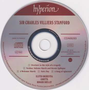 CD Charles Villiers Stanford: A Song Of Agincourt ∙ Overture In The Style Of A Tragedy ∙ Verdun ∙ A Welcome March ∙ Fairy Day