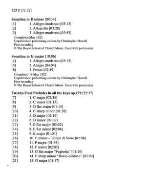 2CD Charles Villiers Stanford: Complete Works For Piano Solo - Vol. 2