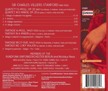 CD Rundfunk-Sinfonieorchester Berlin: Piano Quintet; Fantasies