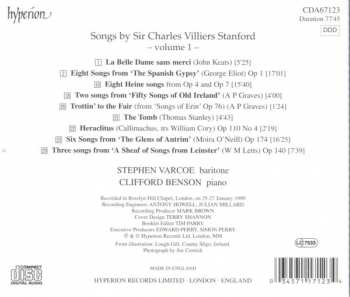CD Charles Villiers Stanford: Songs - 1 (Including Songs From: 'The Glens Of Antrum' And Settings Of Heine, Keats, George Eliot)