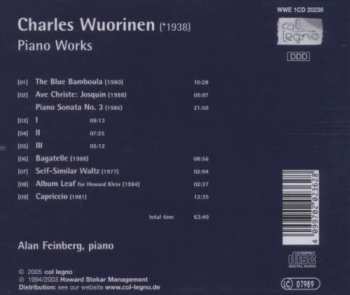 CD Charles Wuorinen: Piano Works