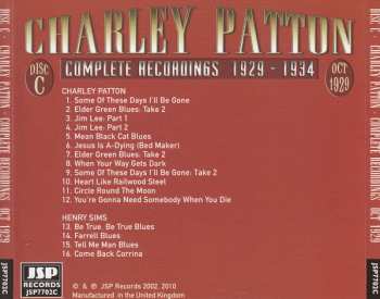 5CD/Dobozkészlet Charley Patton: Complete Recordings 1929 - 1934