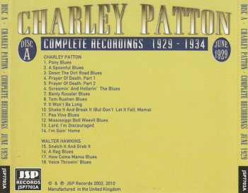 5CD/Dobozkészlet Charley Patton: Complete Recordings 1929 - 1934
