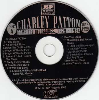 5CD/Dobozkészlet Charley Patton: Complete Recordings 1929 - 1934