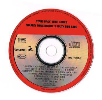 CD Charlie Musselwhite's South Side Band: Stand Back! Here Comes Charley Musselwhite's South Side Band