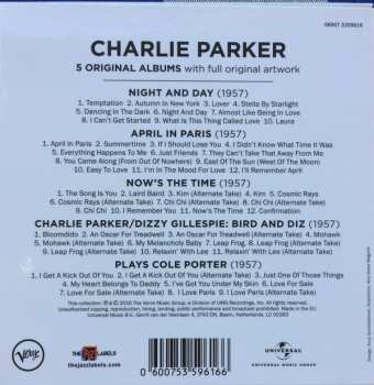 5CD/Dobozkészlet Charlie Parker: 5 Original Albums