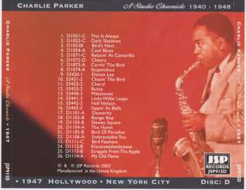 5CD Charlie Parker: A Studio Chronicle 1940 - 1948