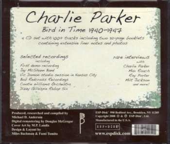 4CD/Dobozkészlet Charlie Parker: Bird In Time 1940-1947