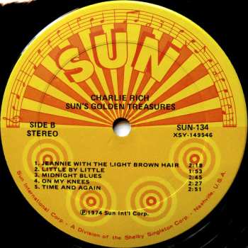 LP Charlie Rich: Golden Treasures