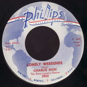 LP Charlie Rich: Lonely Weekends