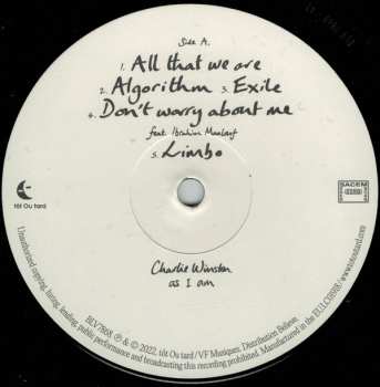 2LP Charlie Winston: As I Am