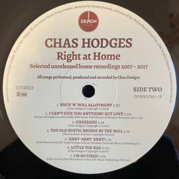 LP Chas Hodges: Right At Home