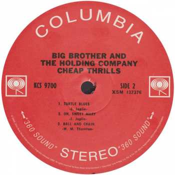 LP Big Brother & The Holding Company: Cheap Thrills