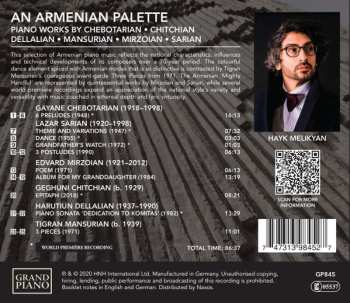 CD Tigran Mansurian: An Armenian Palette: Piano Works