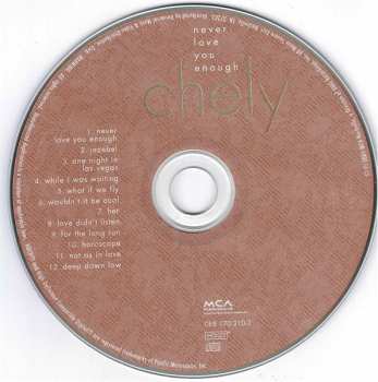 CD Chely Wright: Never Love You Enough