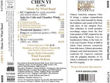 CD Chen Yi: Suite For Cello And Chamber Winds • KC Capriccio • Feng • Woodwind Quintet • Tu