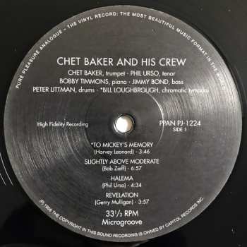 2LP Chet Baker & Crew: Chet Baker & Crew LTD