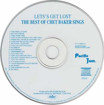 CD Chet Baker: The Best Of Chet Baker Sings (Let's Get Lost)