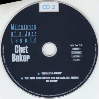 10CD/Dobozkészlet Chet Baker: Milestones Of A Jazz Legend