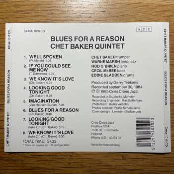 CD Warne Marsh: Blues For A Reason
