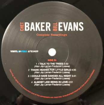 2LP Chet Baker: The Complete Recordings LTD