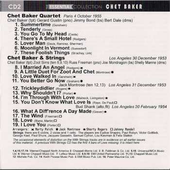 CD Chet Baker: The Essential Collection - Small Groups & With Strings 1953-55