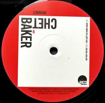 2LP Chet Baker Trio: Intimacy