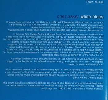 CD Chet Baker: White Blues